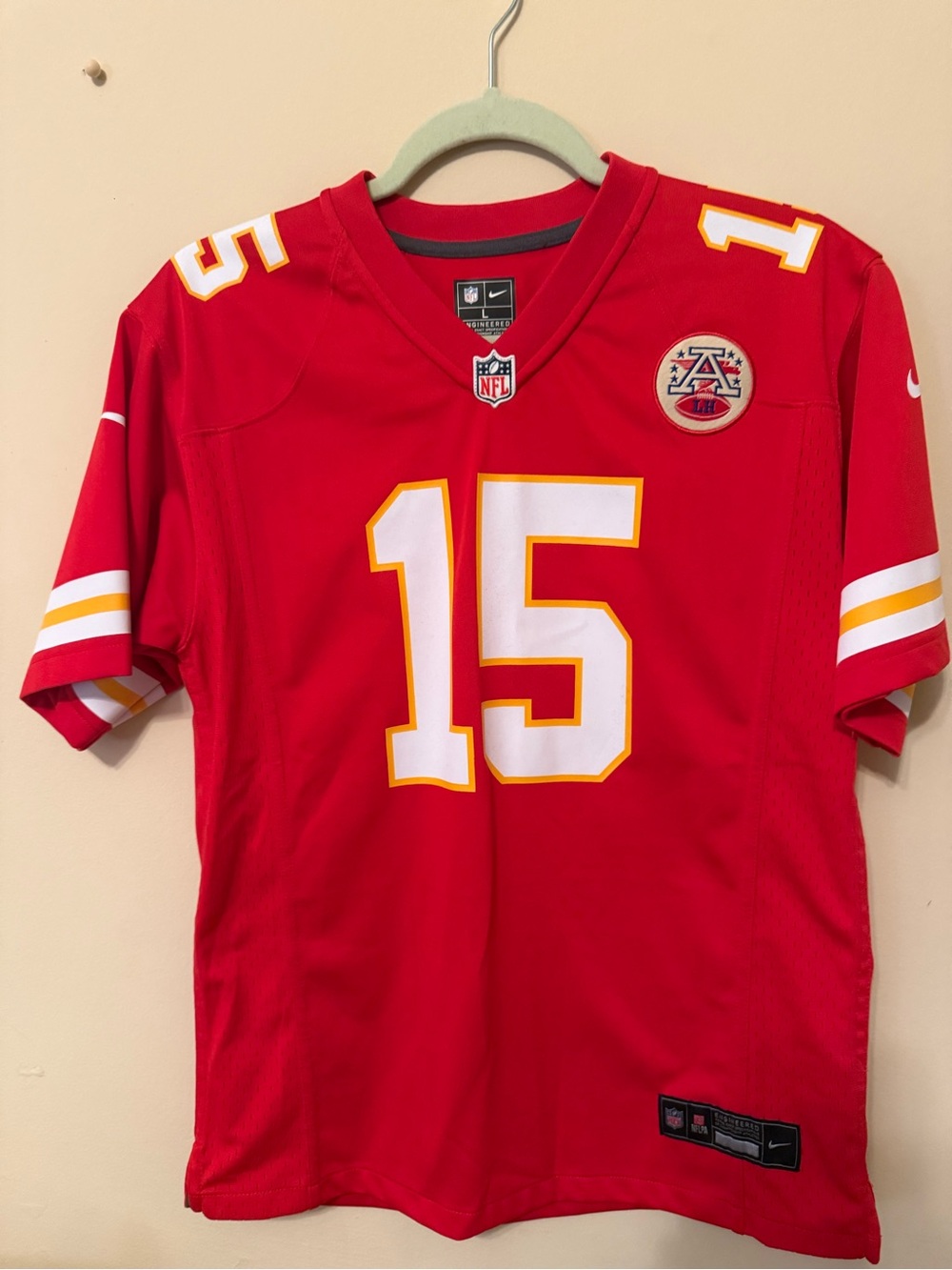 Nike Kids Red Kansas City Football Jersey #15